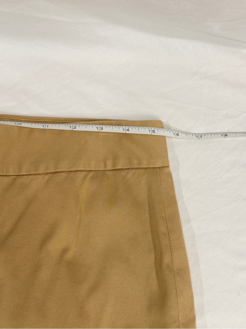 Ralph Lauren Black Label Women’s Khaki Button-Accent Pencil Skirt Size 8 - Picture 6 of 11